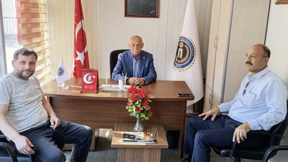 İlimizde Faaliyet Gösteren EMŞAV Başkanı Sayın Sıddık Selçuk Beyefendiyi Ziyaret